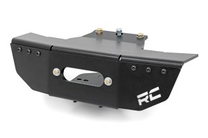 Polaris RZR Turbo S4 Velocity Winch Mount - Rough Country - Black - '21-'22